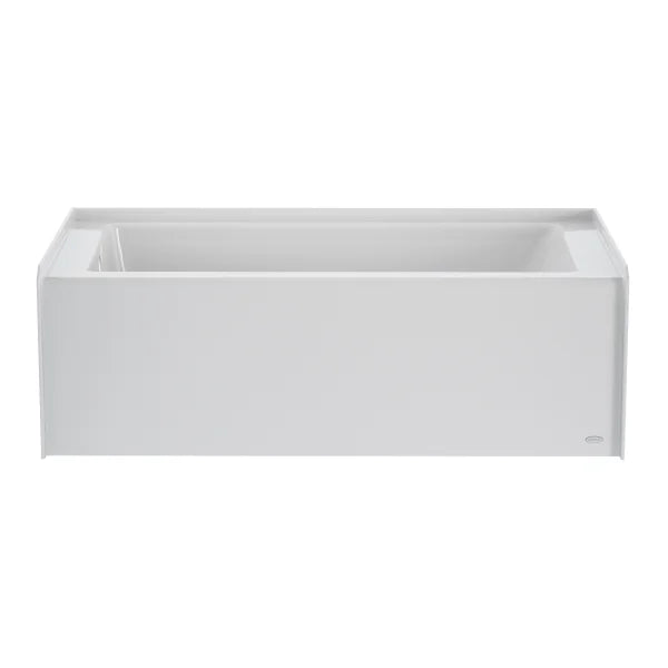 Jacuzzi Projecta Rectangle Flat Front White Skirted Bathtub