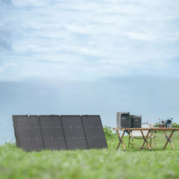 EcoFlow DELTA 3 Plus Solar Bundle with TOPCon 220W Solar Panel and 2Kwh LFP Extra Battery