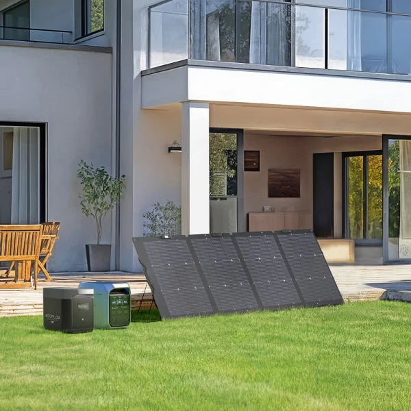 EcoFlow DELTA 3 Plus Solar Bundle with TOPCon 220W Solar Panel and 2Kwh LFP Extra Battery