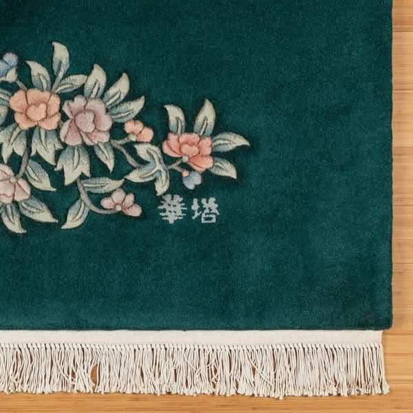 Pagoda Hand Knotted Rug Collection, Jasmin, Green