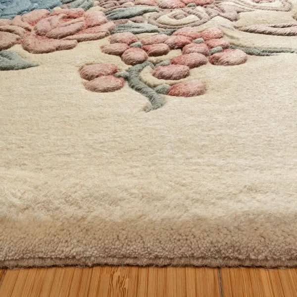 Pagoda Hand Knotted Rug Collection, Jasmin, Ivory