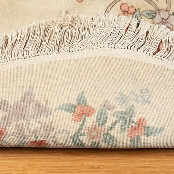 Pagoda Hand Knotted Rug Collection, Jasmin, Ivory