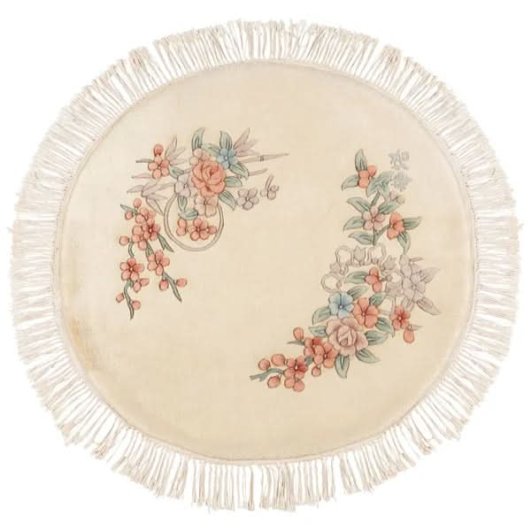 Pagoda Hand Knotted Rug Collection, Jasmin, Ivory