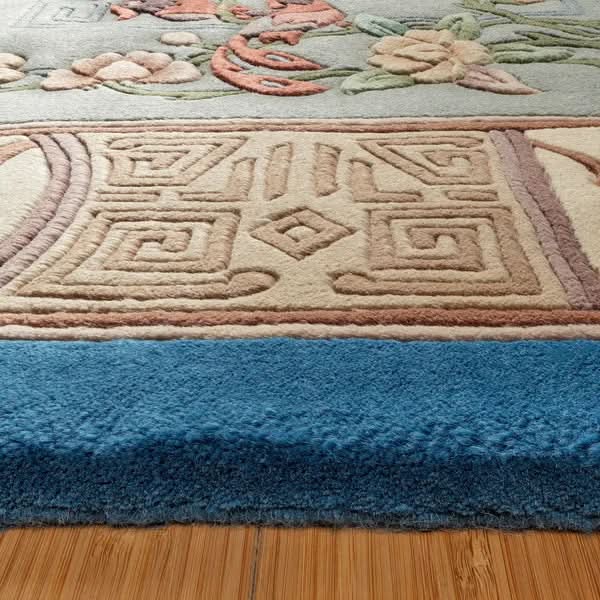 Pagoda Hand Knotted Rug Collection, Arabel Light Blue
