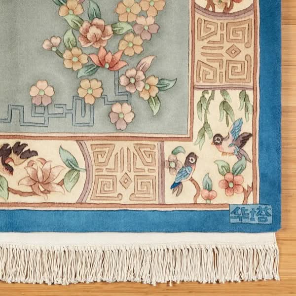 Pagoda Hand Knotted Rug Collection, Arabel Light Blue