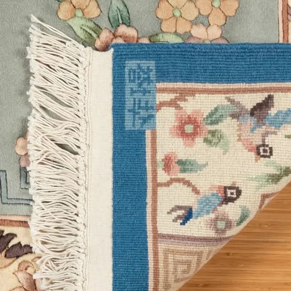 Pagoda Hand Knotted Rug Collection, Arabel Light Blue