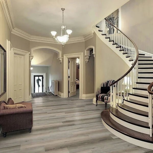 United Weavers Flooring St. Augustine 9"x 60" Waterproof Luxury Vinyl Plank - 7.5 MM Thick with 22 Mil Wear Layer, 22.39 sq.ft/ctn