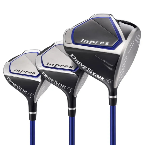 YAMAHA inpres DRIVESTAR Regular Flex Wood Golf Club Set, Right Handed