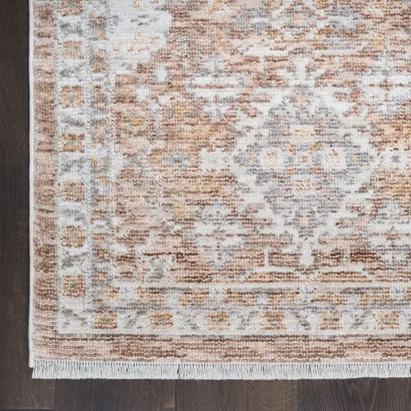 Nourison Hastings Area Rug Collection, Cian Ivory/Rust