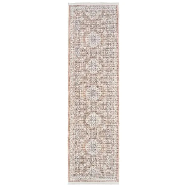 Nourison Hastings Area Rug Collection, Cian Ivory/Rust