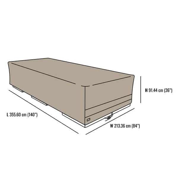 Outdoor Sectional Group Furniture Cover