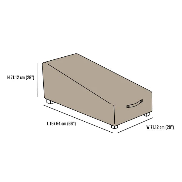 Outdoor Patio Chaise Lounge Cover