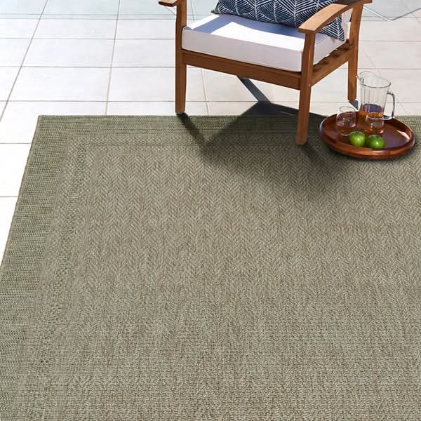 Ravenna Indoor/Outdoor Rug, Landry Green