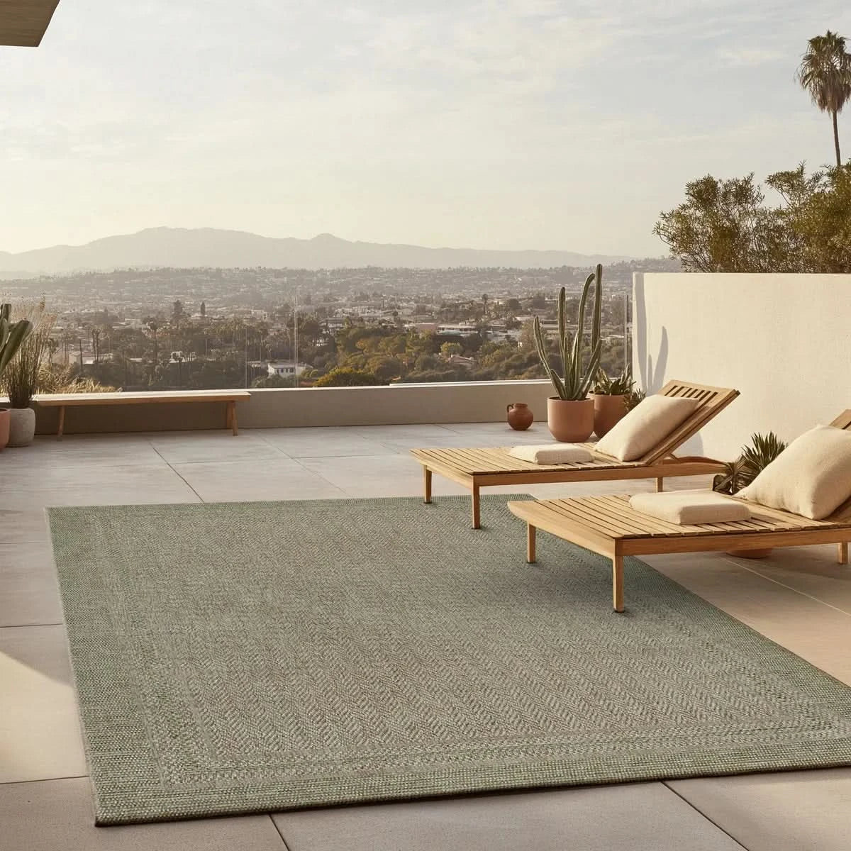 Ravenna Indoor/Outdoor Rug, Landry Green