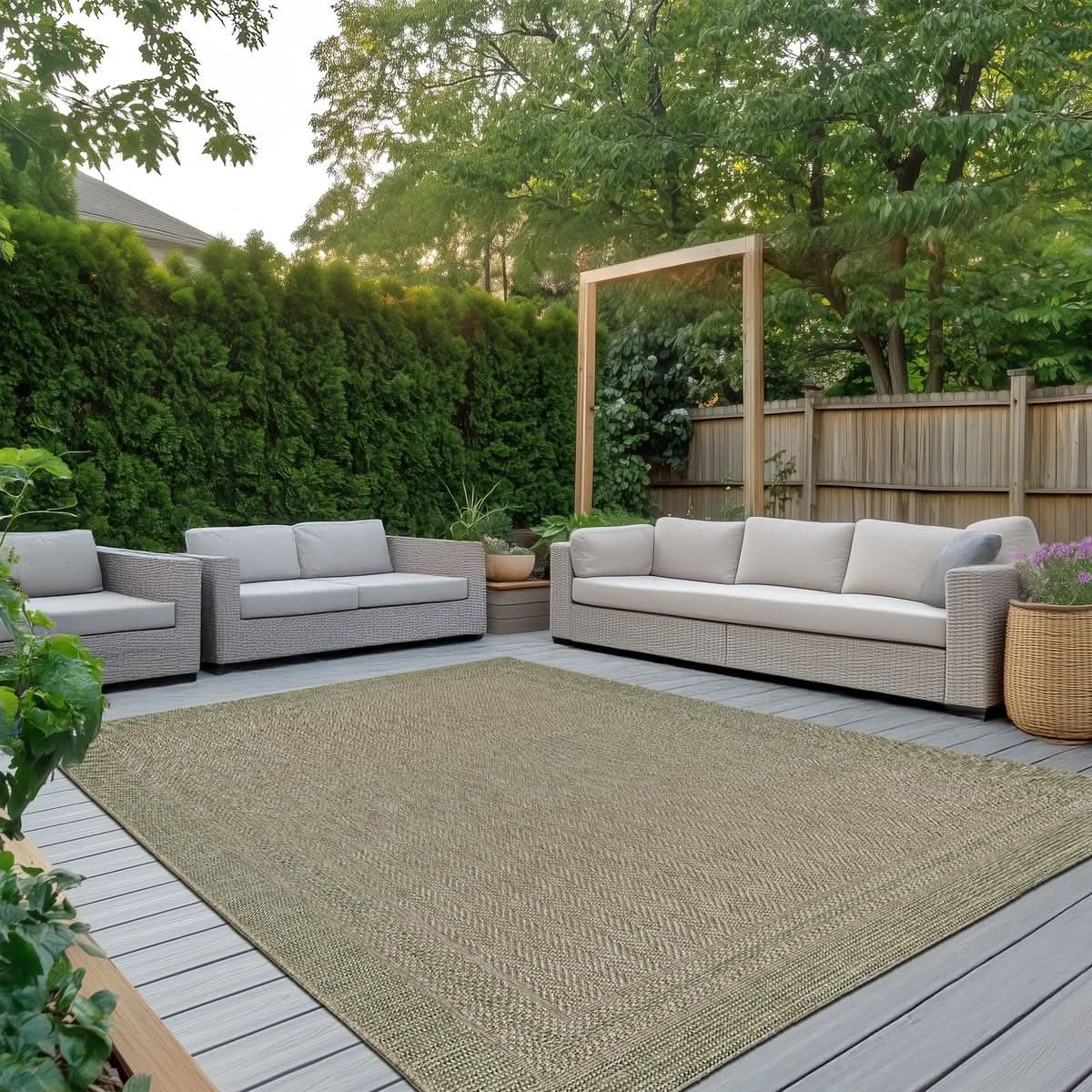 Ravenna Indoor/Outdoor Rug, Landry Green