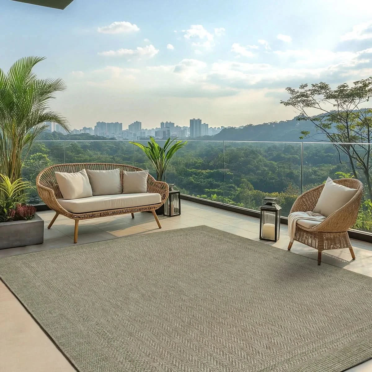 Ravenna Indoor/Outdoor Rug, Landry Green