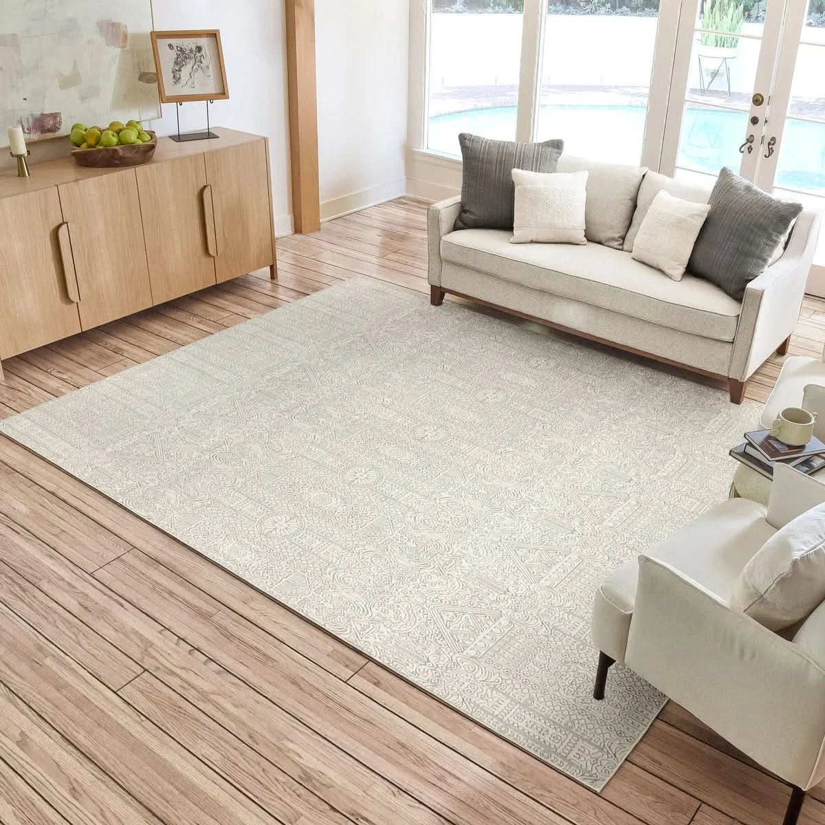 Helios Area Rug Collection, Hayley Cream