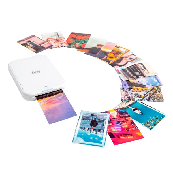 Canon IVY 2 Mini Photo Printer Bundle - White