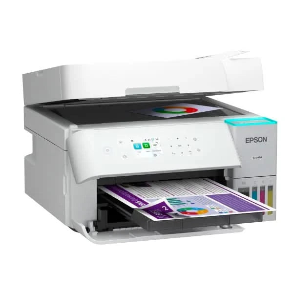 Epson EcoTank ET-3958 Wireless All-in-One Color Supertank Printer, White