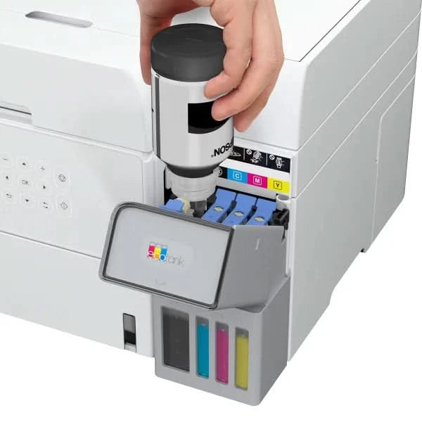 Epson EcoTank ET-3958 Wireless All-in-One Color Supertank Printer, White