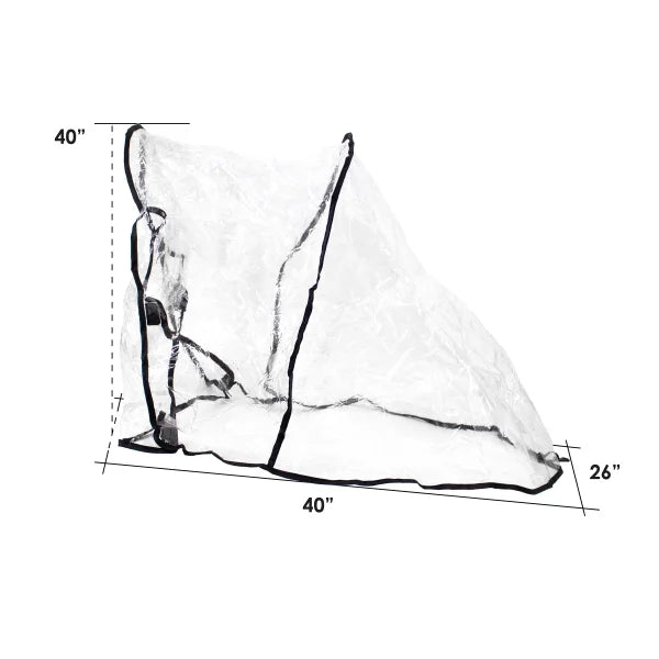 Petique Deluxe Double Decker Gray Pet Stroller With Accessory Bundle