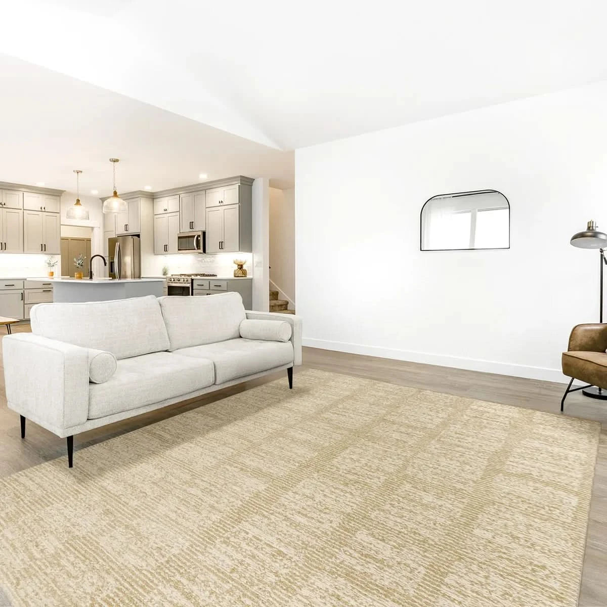 Foxwood Cozy Area Rug Collection, Alva Beige