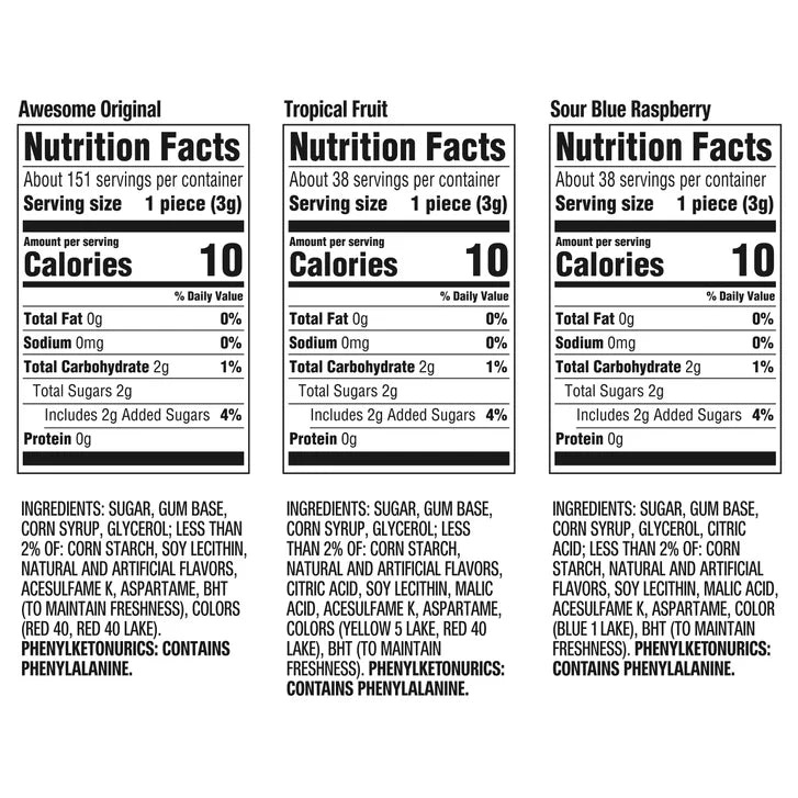 Hubba Bubba Bubble Gum Tape, Variety Pack, 2 oz, 12-count