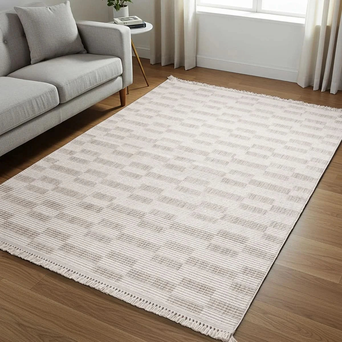 Serenity Area Rug Collection, Jolie Beige Cream