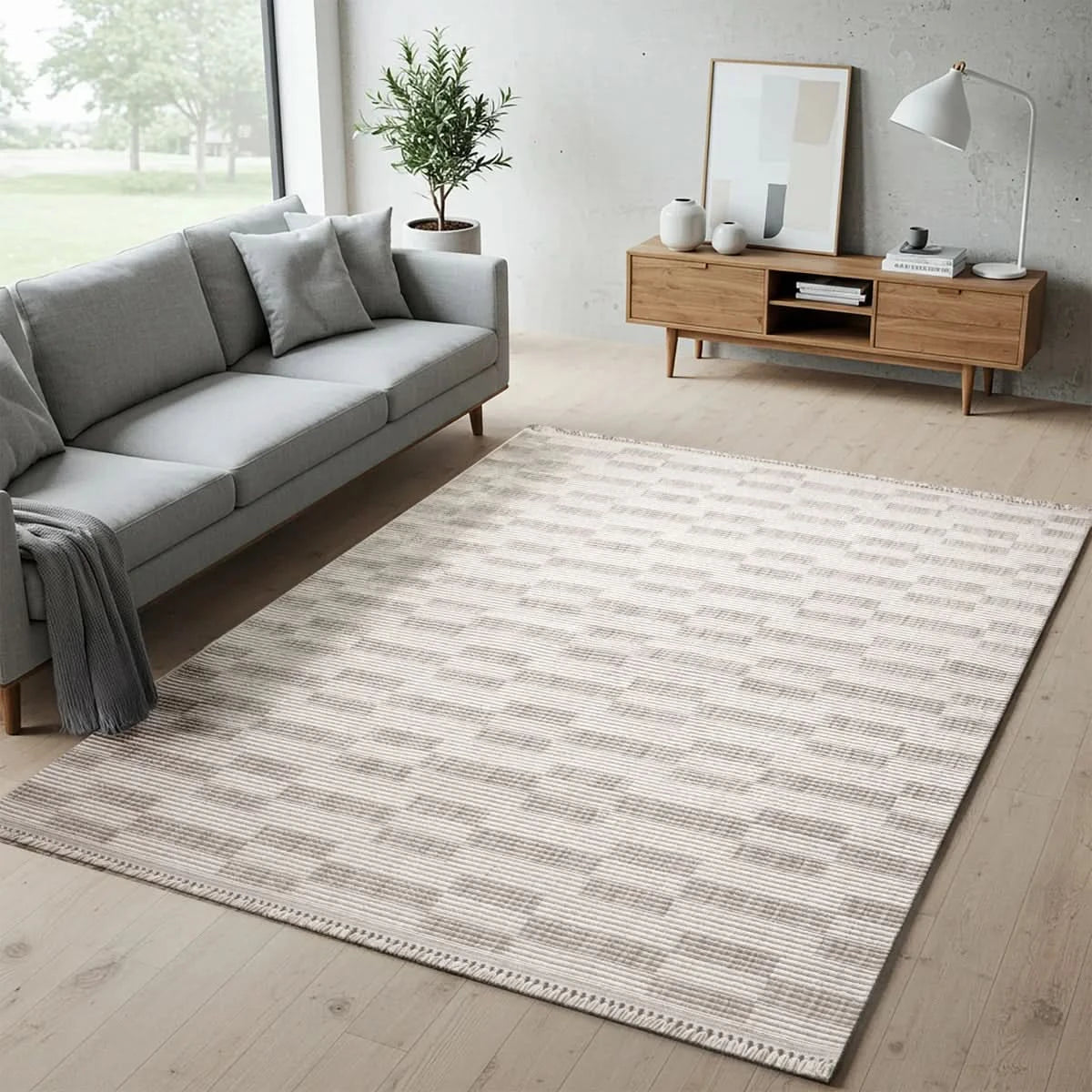 Serenity Area Rug Collection, Jolie Beige Cream