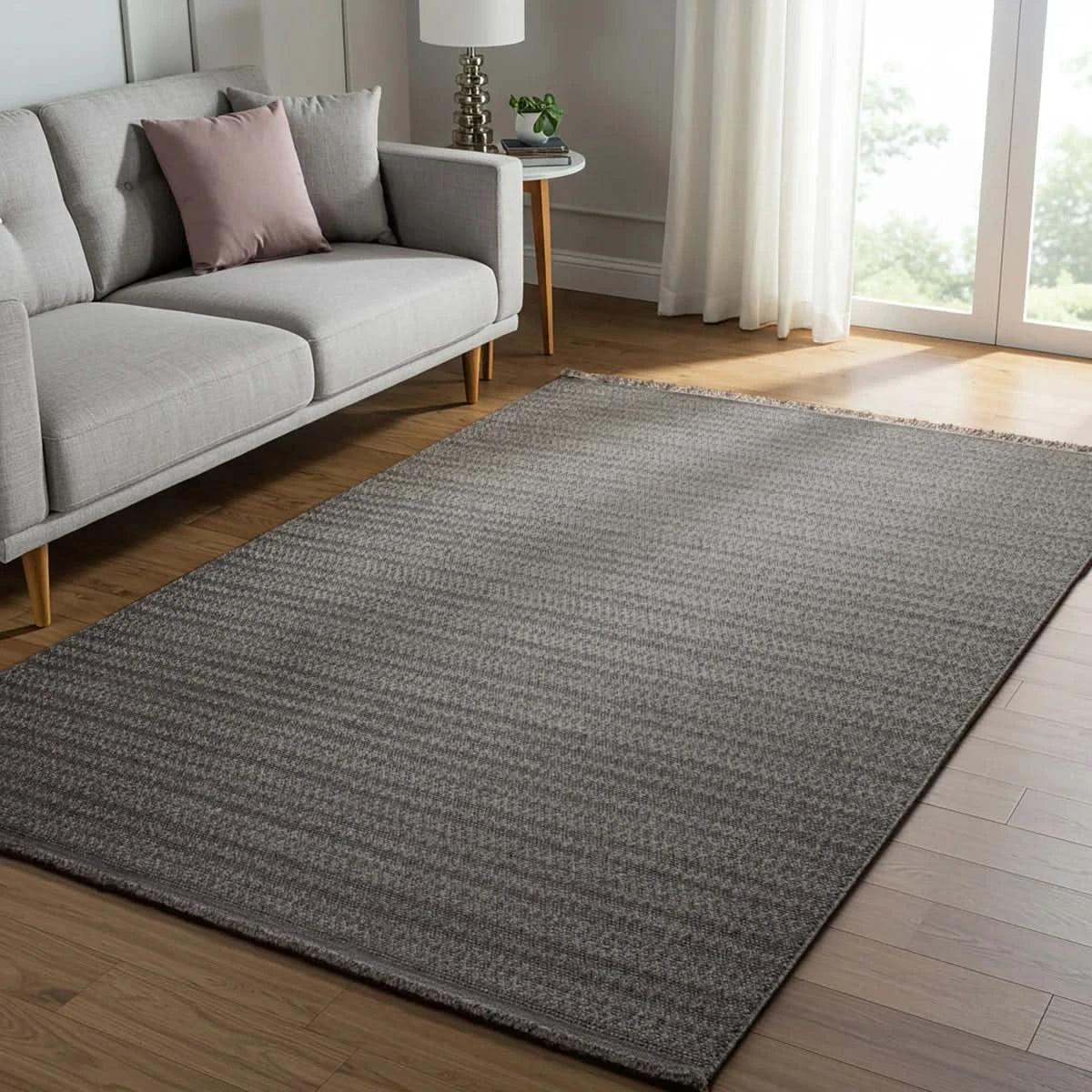Serenity Area Rug Collection, Yura Charcoal