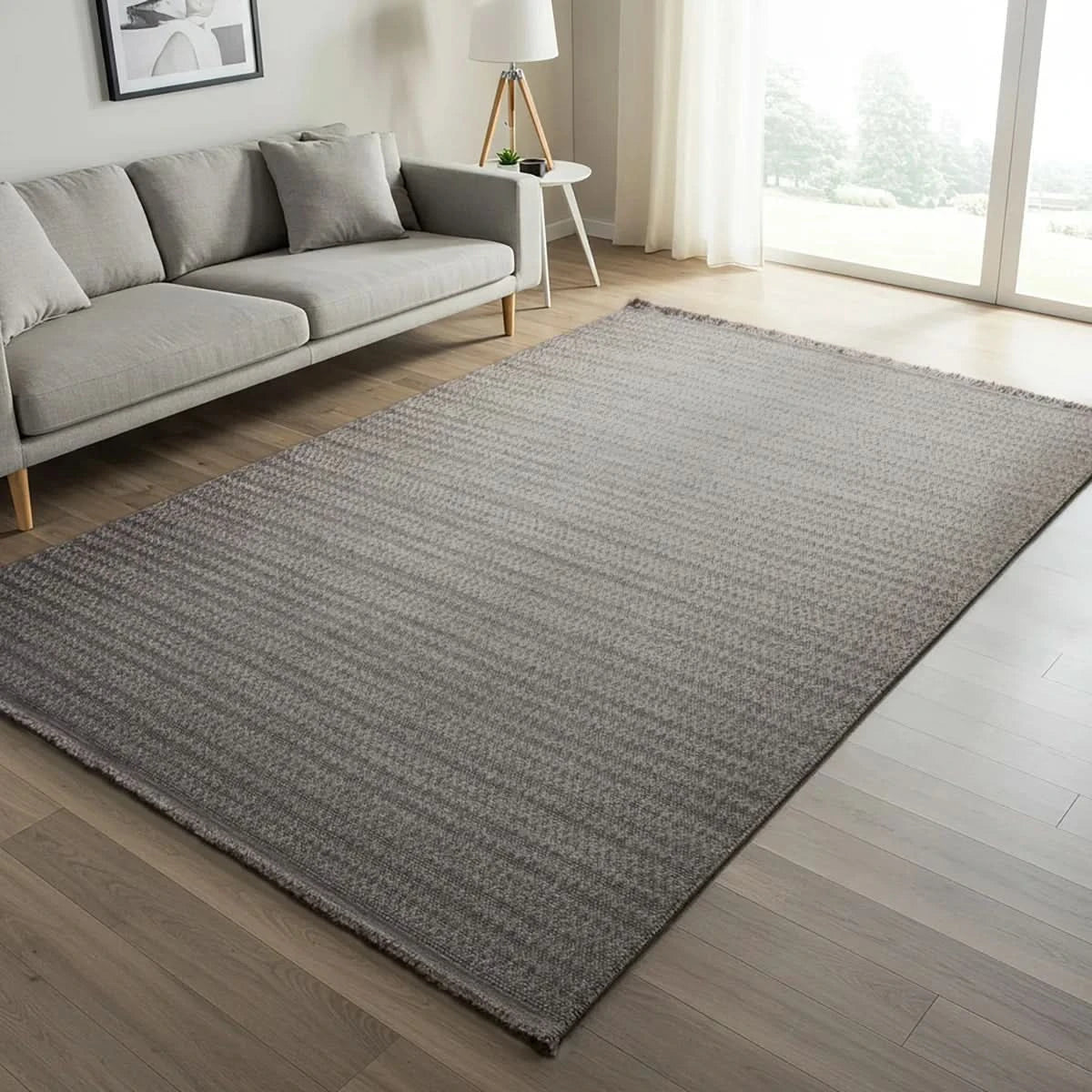 Serenity Area Rug Collection, Yura Charcoal