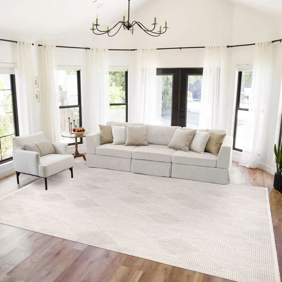 Serenity Area Rug Collection, Rassa Cream