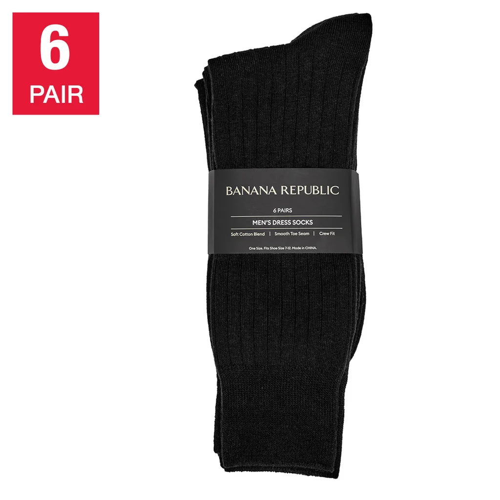 Banana Republic Mens Dress Sock Pair