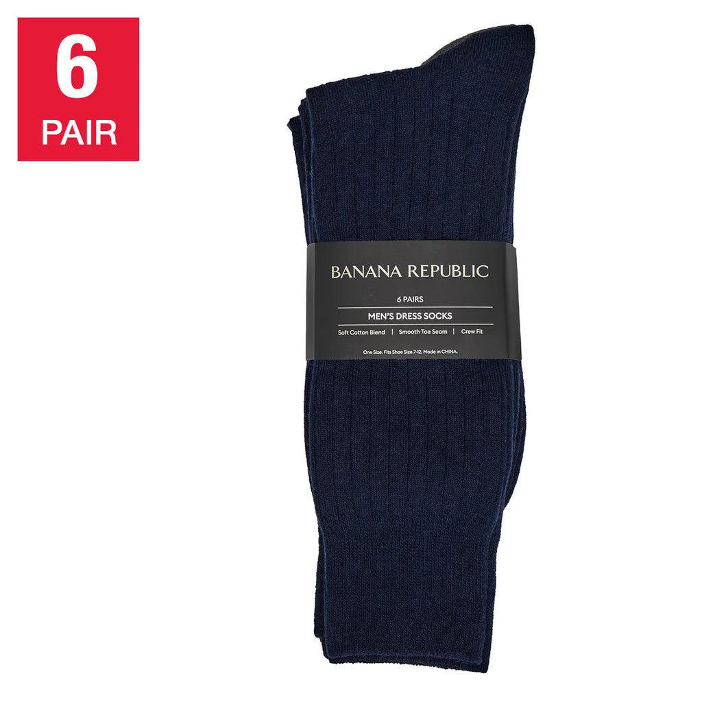 Banana Republic Mens Dress Sock Pair