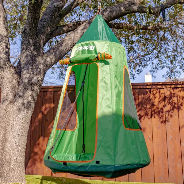 FlyMax Saucer Tree Swing with Tent