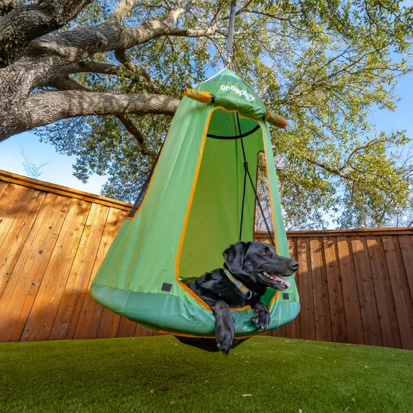 FlyMax Saucer Tree Swing with Tent