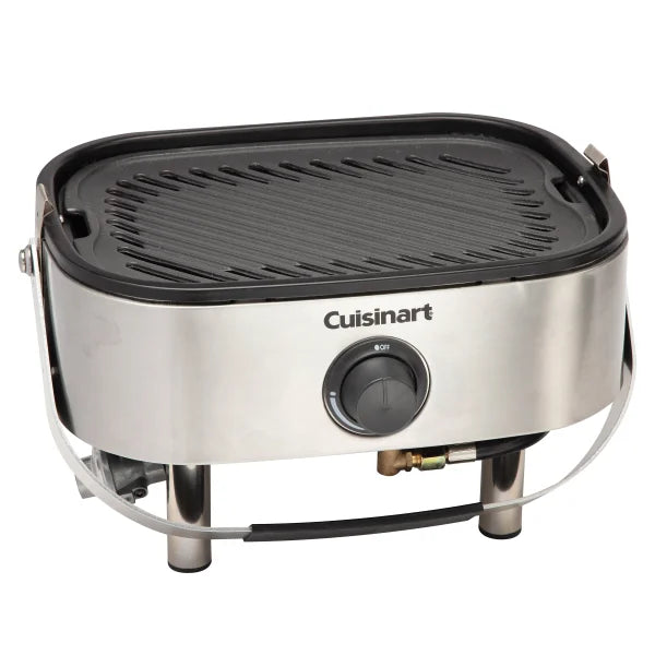 Cuisinart Venture Portable Stainless Steel Gas Grill with Storage Tote