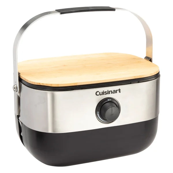 Cuisinart Venture Portable Stainless Steel Gas Grill with Storage Tote