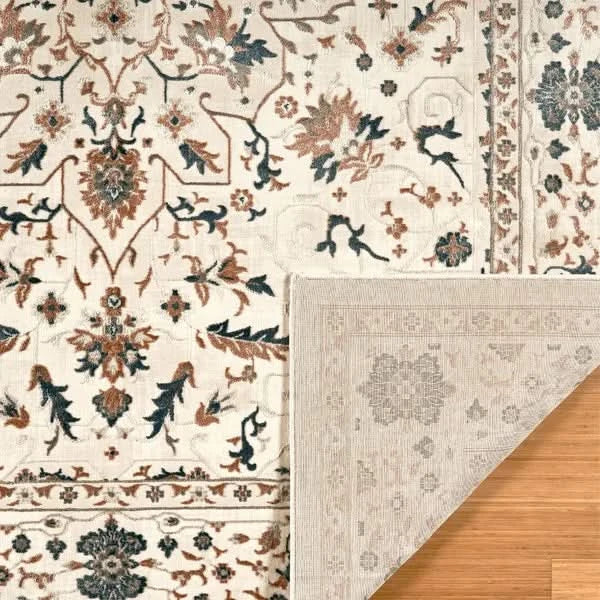 Hampton Court Area Rug Collection, Pienza Ivory