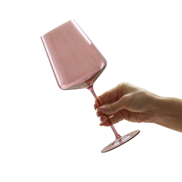 JoyJolt Sidney Red Wine Glasses, Set of 6