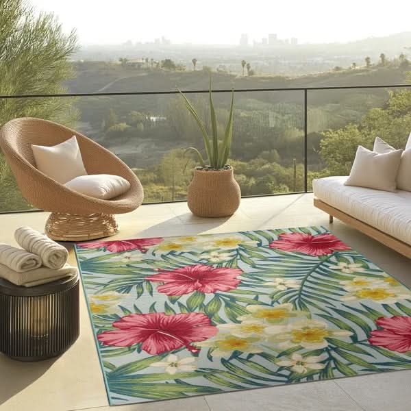 Fresco Indoor/Outdoor Rug Collection, Nalani