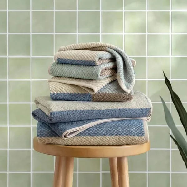 WelHome Colorblock Bath Towel 6-piece Set