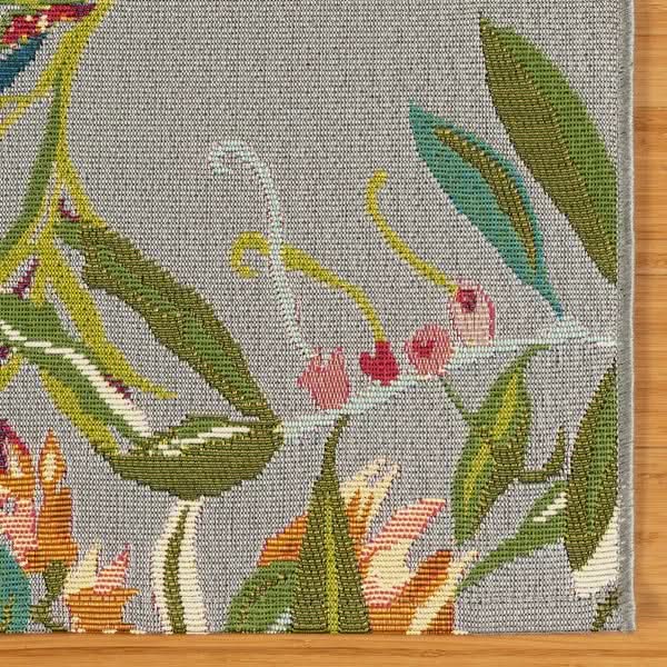 Fresco Indoor/Outdoor Rug Collection, Darra Light Gray