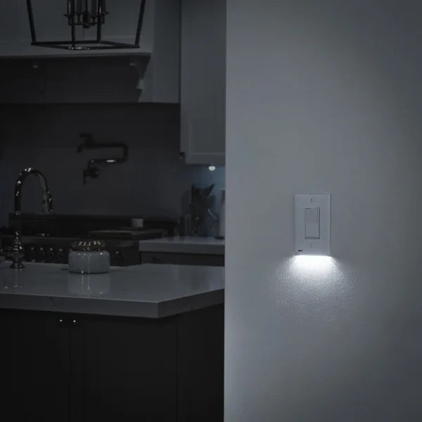 SnapPower LED Rocker SwitchLight, 3-pack