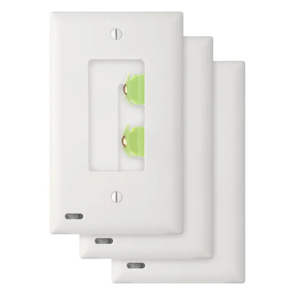 SnapPower LED Rocker SwitchLight, 3-pack
