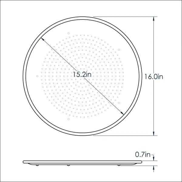Nordic Ware 16” Pizza Pans, 2-pack