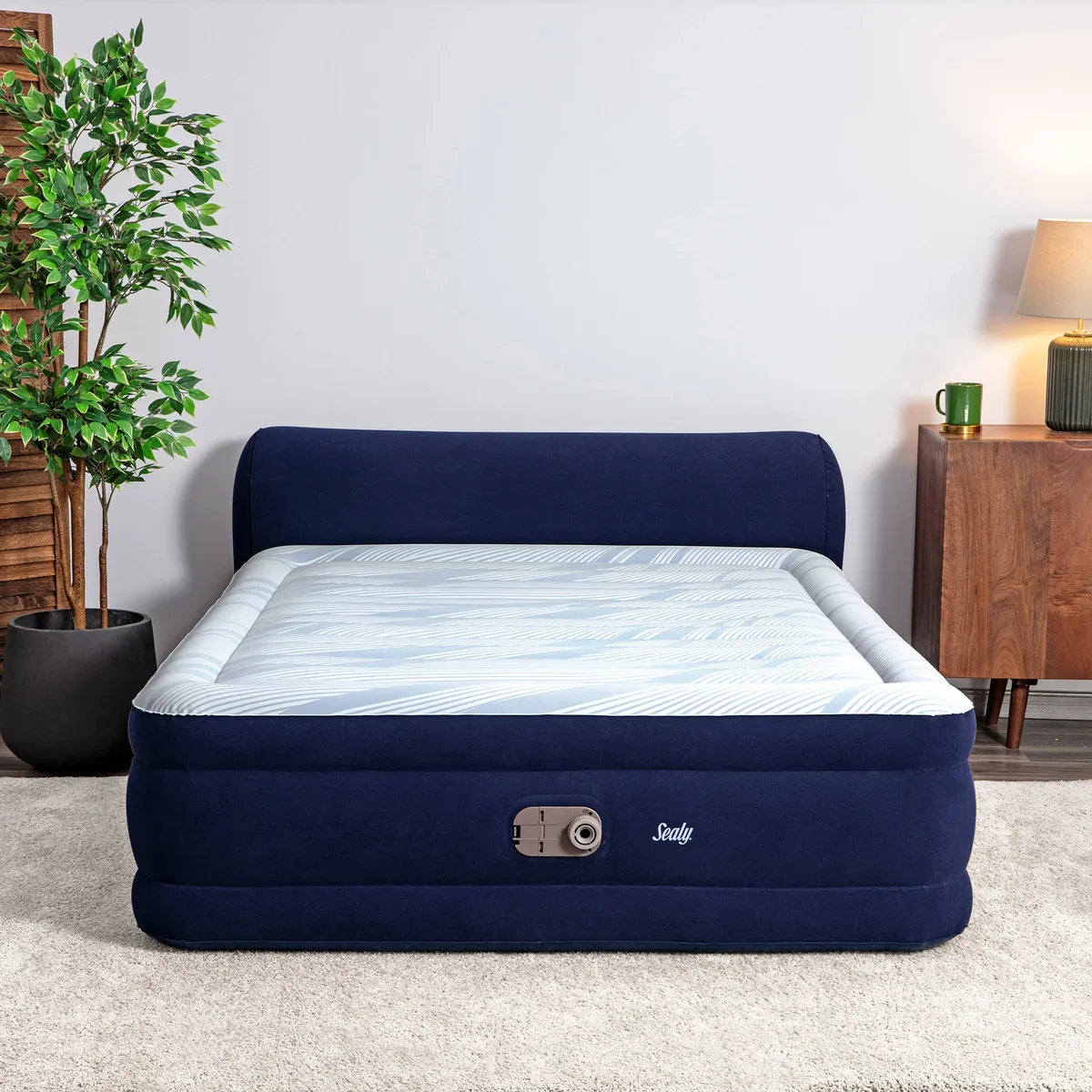 Sealy Air Mattress Queen with Built-in Headboard