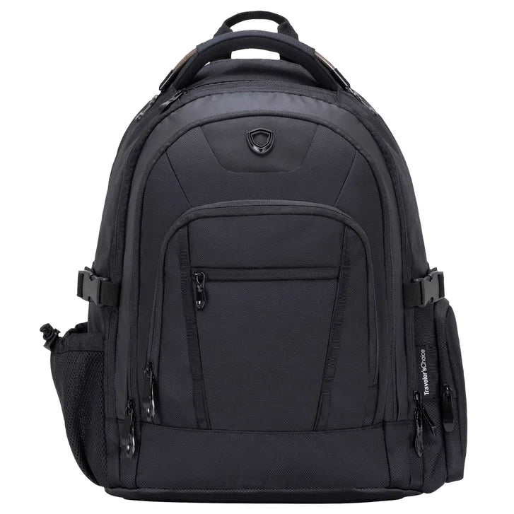 Traveler’s Choice 19" Direct Multi-Pocket Laptop Backpack
