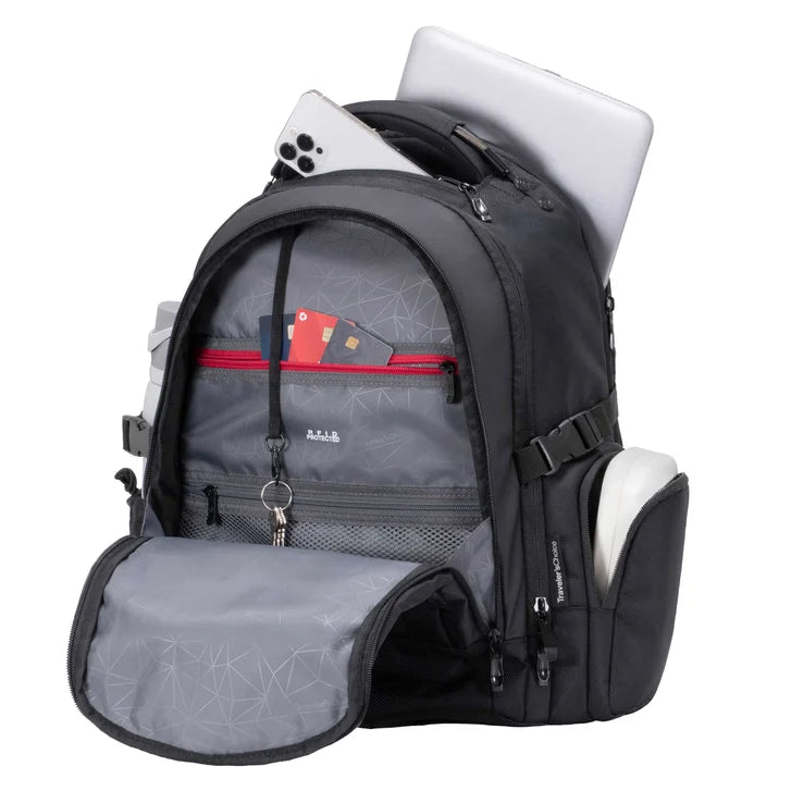 Traveler’s Choice 19" Direct Multi-Pocket Laptop Backpack