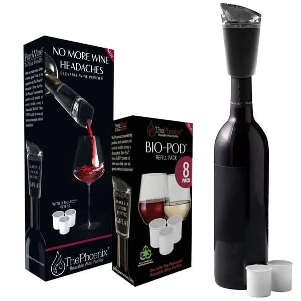 PureWine Phoenix Reusable Wine Purifier Kit